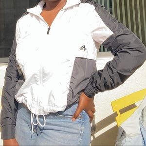 ADIDAS CROPPED WINDBREAKER 😍😍